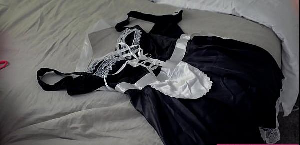  Teen stepsister Jane Rogers pretended to be the maid and bro fucked her